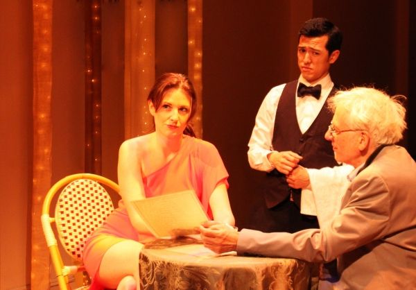 Eleanor Handley, Anton Briones and Austin Pendleton Photo